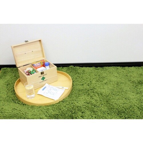 救急箱 天然木 仕切り トレー 桐