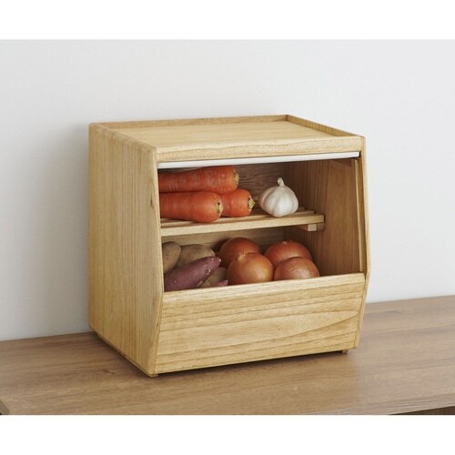 野菜ストッカー KIRISAI 桐のやさい櫃