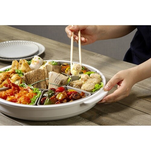 オードブル皿 39cm 仕切り皿 プラスチック