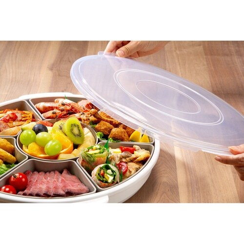 オードブル皿 39cm 仕切り皿 プラスチック