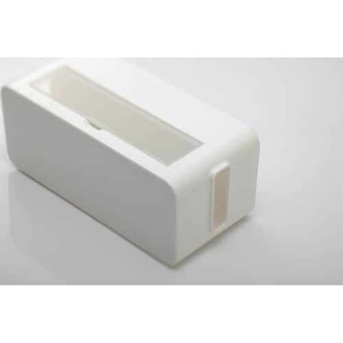 ケーブル収納 テーブルタップボックス ホワイト