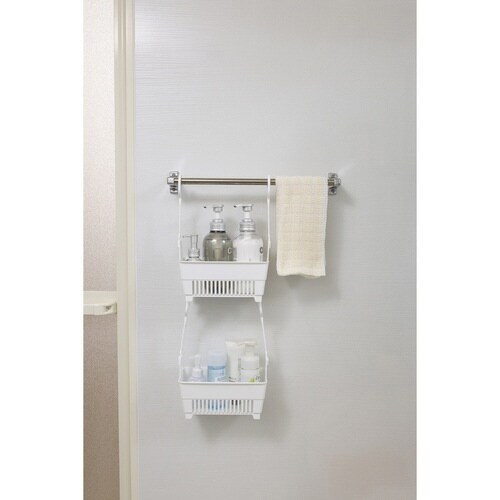 収納 お風呂 バスケット 浮かせる収納 バスラック