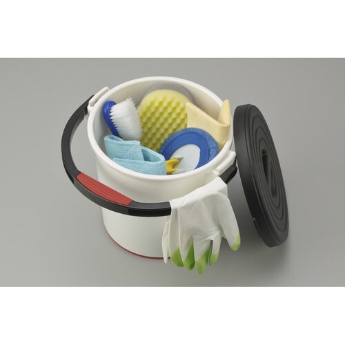 バケツ 5L スプラッシュ ふた付き ホワイト