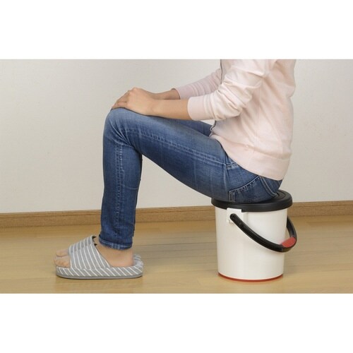 バケツ 5L スプラッシュ ふた付き ホワイト