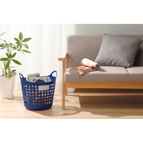 ランドリーバスケット コモバスケット ネイビー