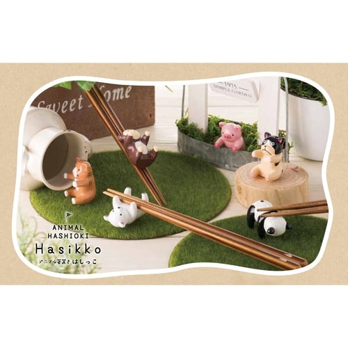 箸 18cm 箸置き セット イヌ