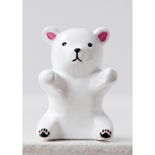 箸 18cm 箸置き セット シロクマ