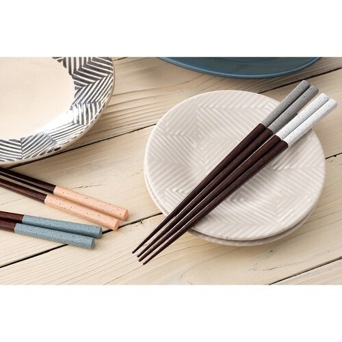 箸 22.5cm amaoto 木製 ブルー