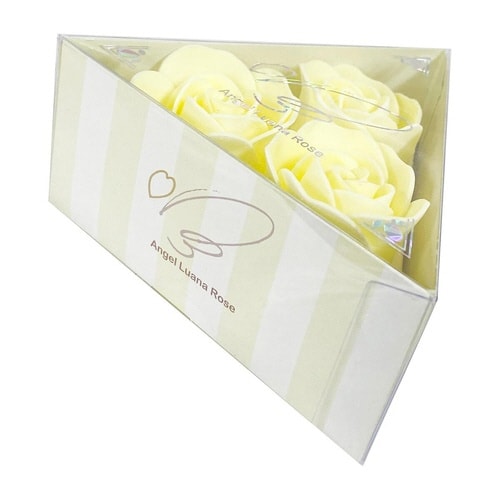 石鹸 トライアングルローズ ペールイエロー