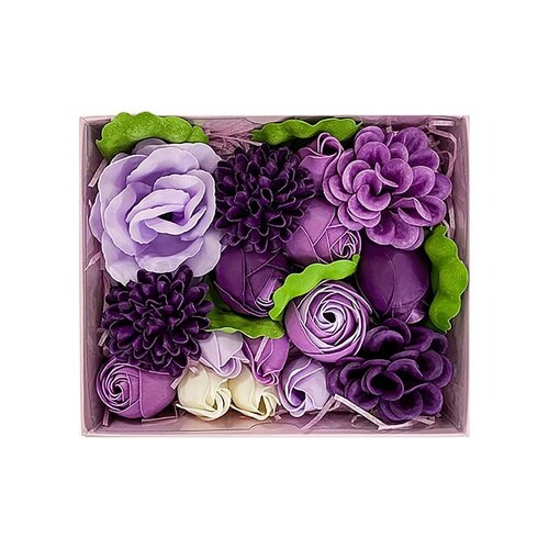 入浴剤 ブリッランテ 花のカタチの入浴剤 パープル