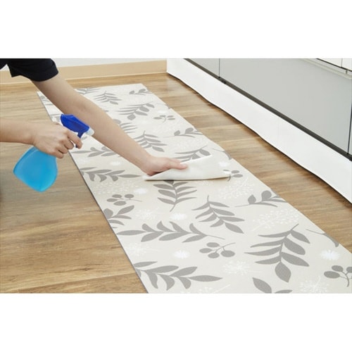 キッチンマット ロングキッチンマット リーフ