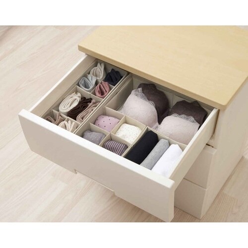 収納ボックス 仕切りが動く収納ボックス L