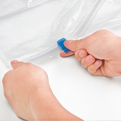 衣類圧縮袋 そのまま吊るせる圧縮袋 ショート丈