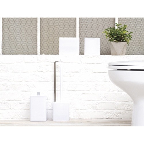 トイレ収納 トイレットペーパーケース ホワイト