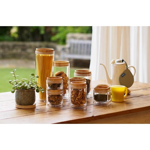 保存容器 1.75L 重なるキャニスター バンブー