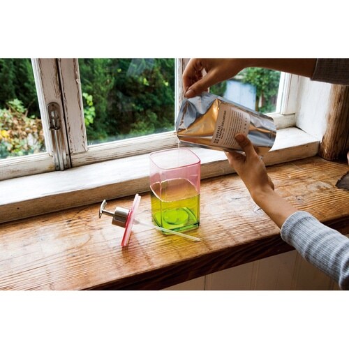 ディスペンサー コロレ Lサイズ ピンク×グリーン