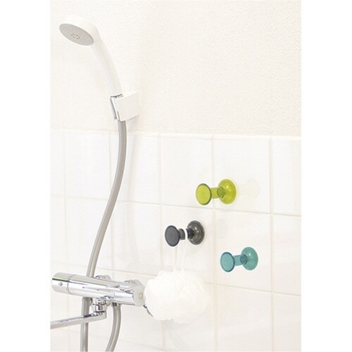 お風呂収納 バスフック グリーン