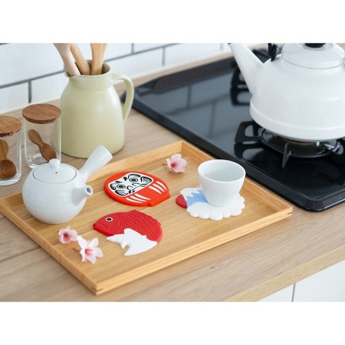 コースター 11cm おめでたいコースター タイ