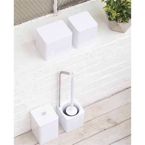 トイレ収納 トイレ掃除シートケース ホワイト