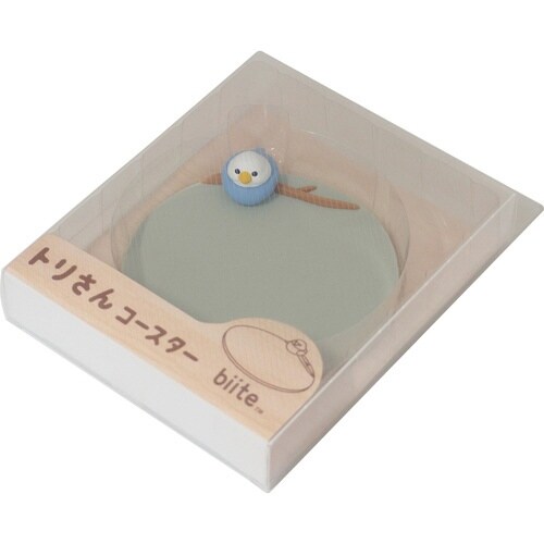 コースター 12cm トリさんコースター セキセイ