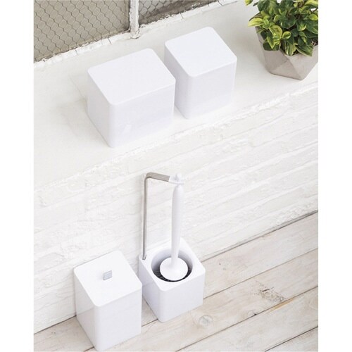 トイレ収納 サニタリーボックス ホワイト