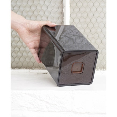 トイレ収納 サニタリーボックス ブラウン