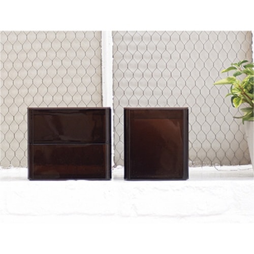 トイレ収納 トイレットペーパーケース ブラウン