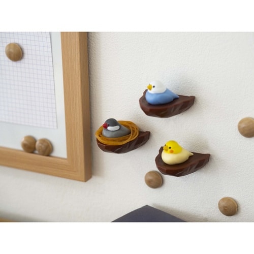 輪ゴム掛け 輪ゴムホルダー トリの巣 オカメ