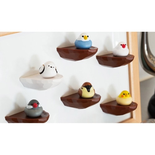 輪ゴム掛け 輪ゴムホルダー トリの巣 白文鳥