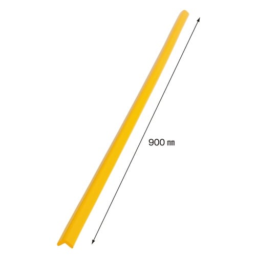 安心クッション L字型 細 イエロー