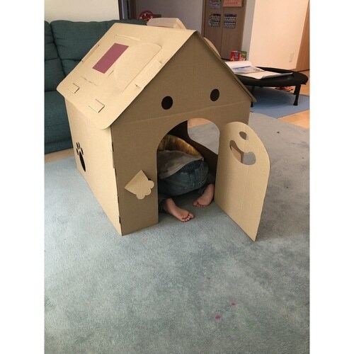 ダンボール 家 ハウス くま ダンボールハウス