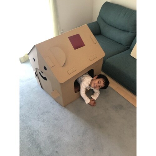 ダンボール 家 ハウス くま ダンボールハウス