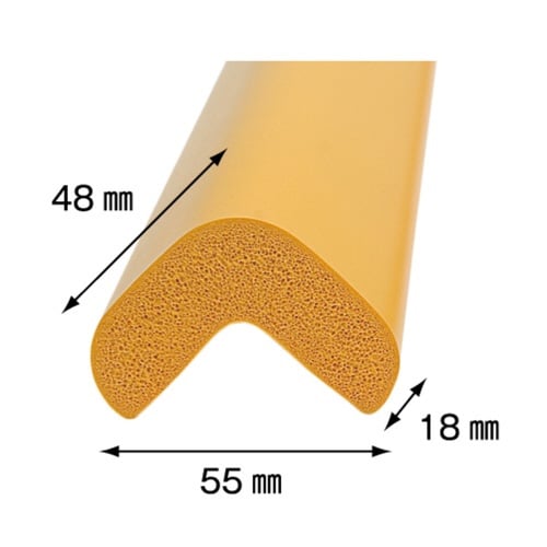 安心クッション L字型 大 イエロー
