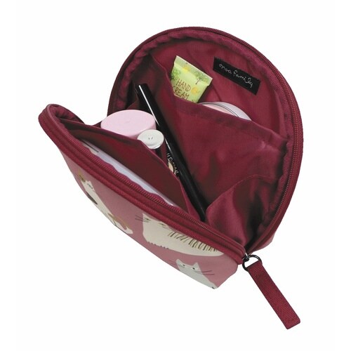 ポーチ シェルポーチ ネコ 化粧ポーチ ピンク