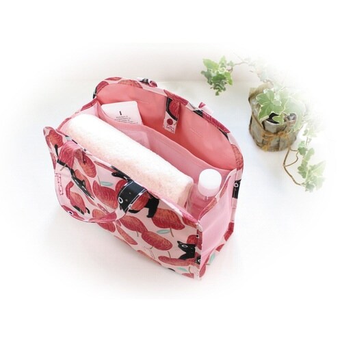 スパバック プリントたまちゃん 温泉バッグ レッド