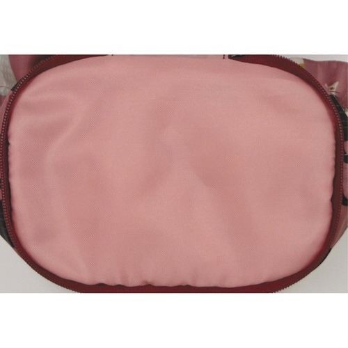 ポーチ 巾着 ダブルポーチ ネコ ピンク