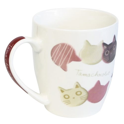 マグカップ 250ml たまショコラ 磁器 ピンク