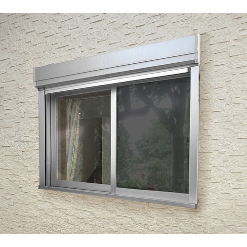 窓貼りシート 遮光 断熱 ブラック×ライトグレー