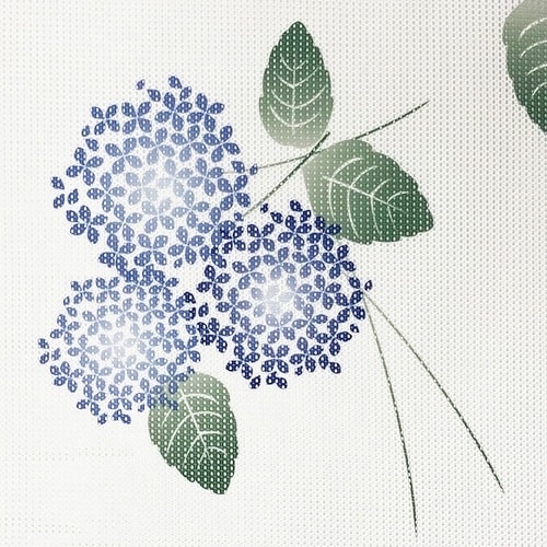 網戸シート 網戸をデコレーション出来る アジサイ