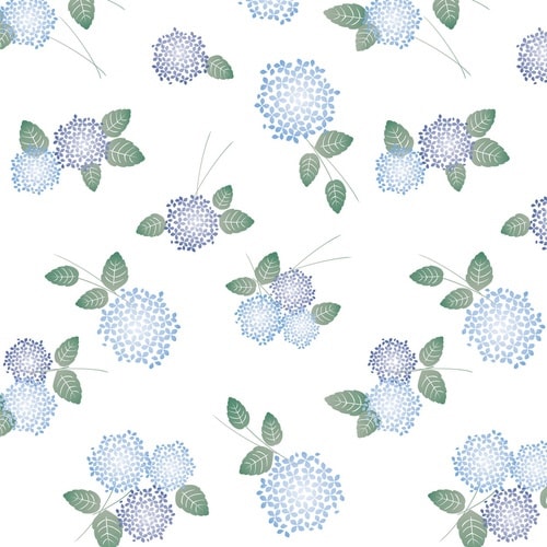 網戸シート 網戸をデコレーション出来る アジサイ