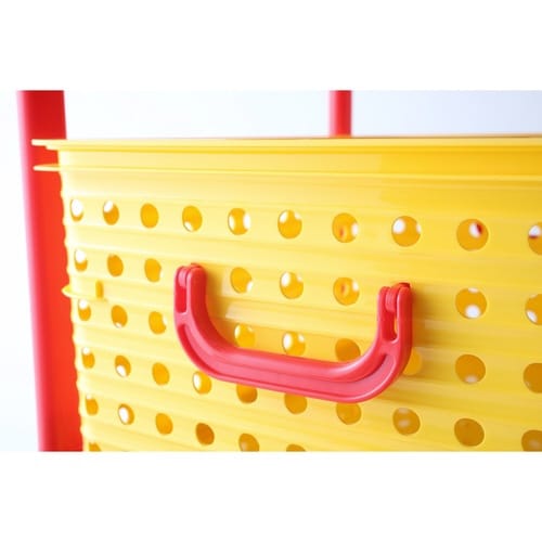 バスケットラック キッズ収納 カラフル