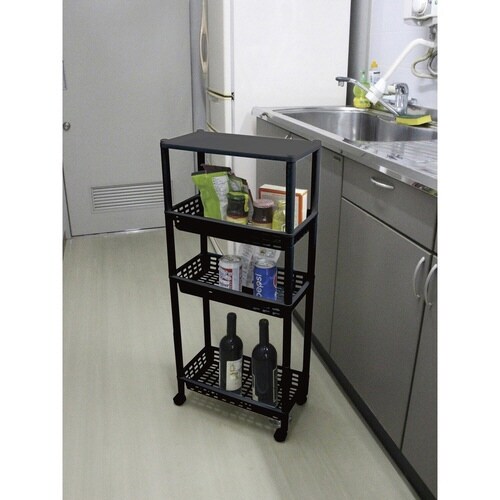 キッチンワゴン ロングラック 4段