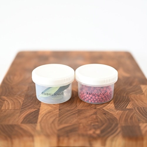 EMBALANCE 保存容器 130ml ホワイト