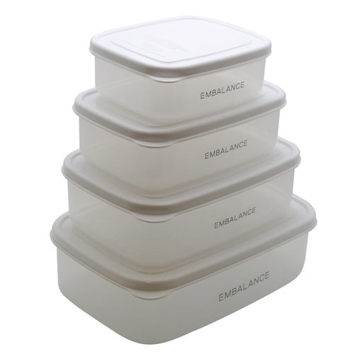 EMBALANCE 保存容器 590ml ホワイト