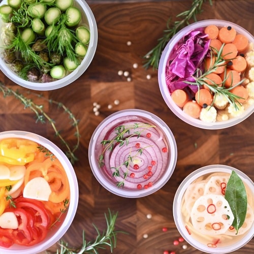 EMBALANCE 保存容器 500ml グレー