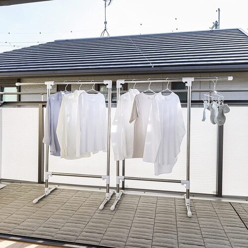 布団干し 2台入り ステンクラー布団干し 物干し