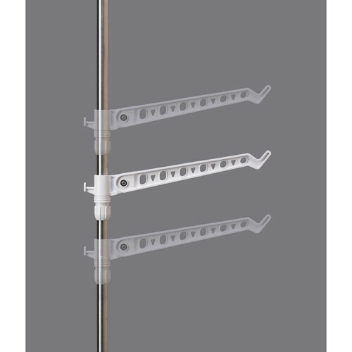 物干し 室内 突っ張り式部屋干しシングルポール