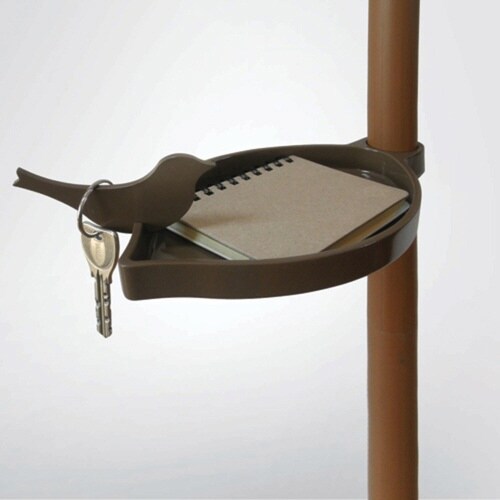 ポールハンガー 突っ張り ブラウン