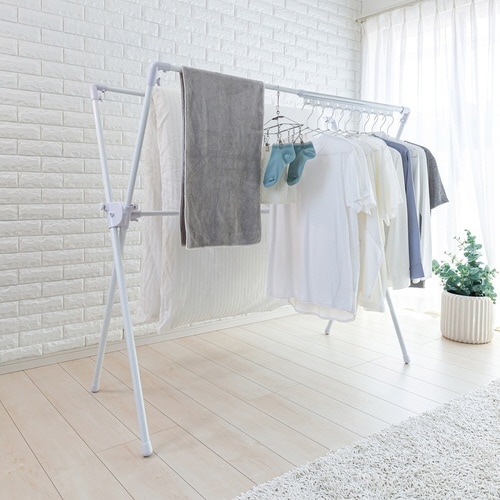 物干し 室内物干し 布団干し 伸縮式 X型 幅