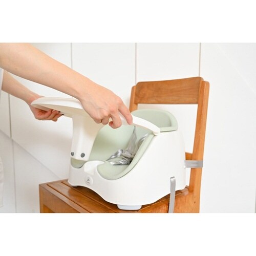 ベビーチェア ベビーブースターチェア グリーン